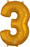 LRG SHP 3 GOLD - 26IN