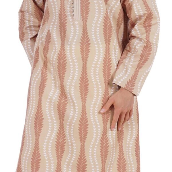 Atasi Long Sleeves Kurtas For Menâ€™s Mandarin Collar Neck Wear Traditional Wear