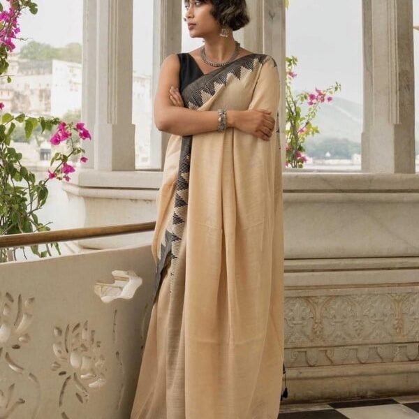 Sarees For Women Soft Pure Cotton Saree Unstitched Blouse