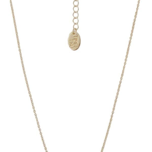 Time and Tru Women's Gold Tone Heart Pendant Necklace 18" with Extender